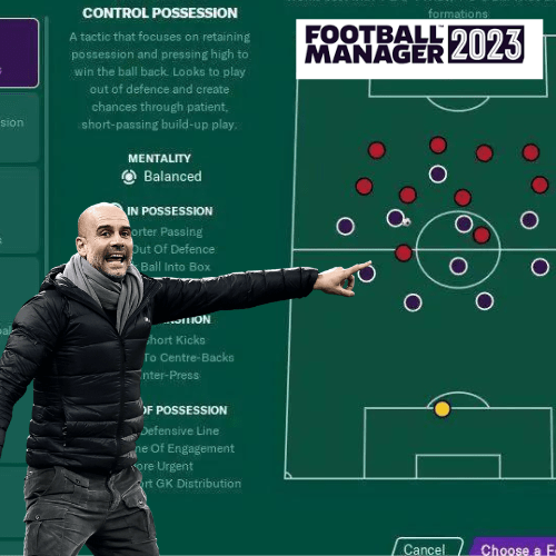 Pep Guardiola's football tactics