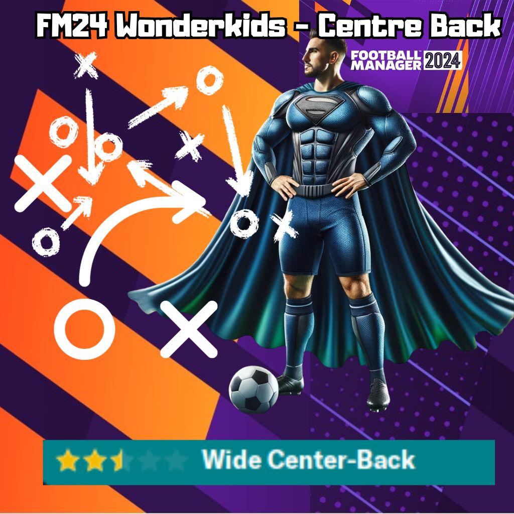 FM24 Wonderkids Shortlist - Centre Back
