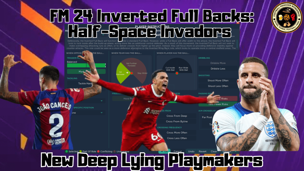 FM 24 Inverted Full Back, Wing Back Winger