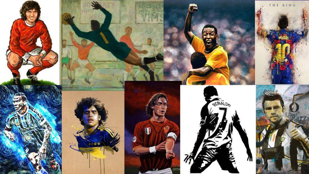 Art of Football - Different Artistic Styles