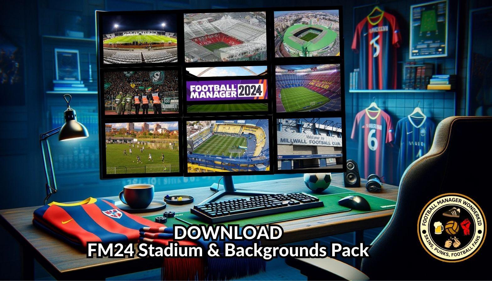 Ultimate Realism: The Best FM24 Stadium Background Pack Graphics