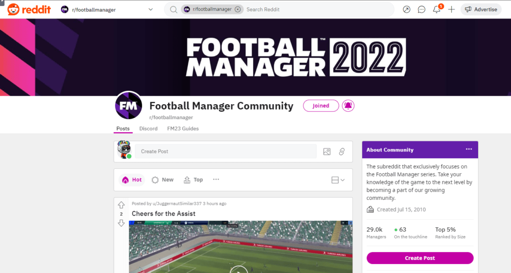 Football Manager 24 Online Play - Reddit Community