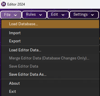 FM24 Editor Download - Load Database