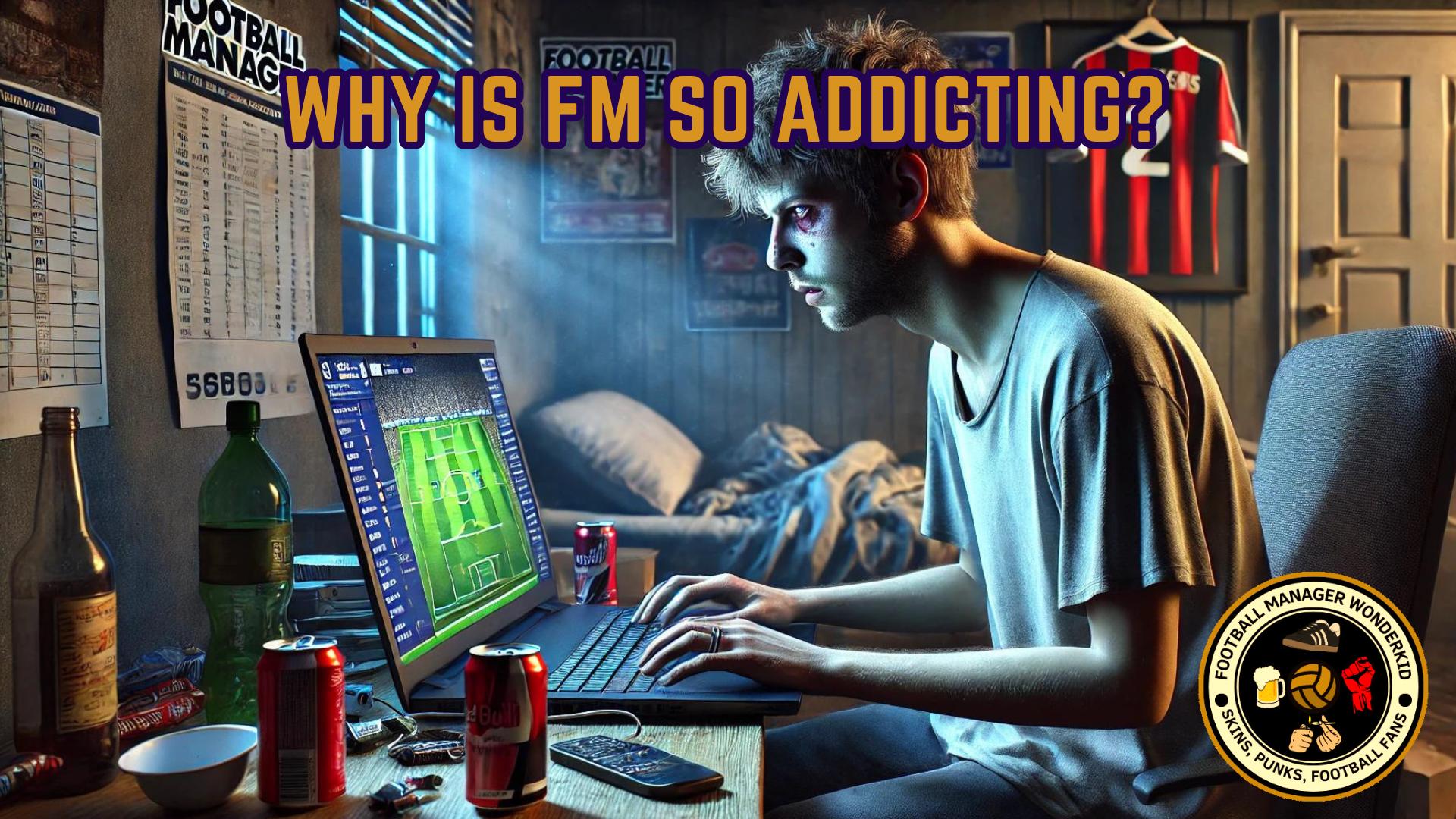 Football Manager Addiction Illustration