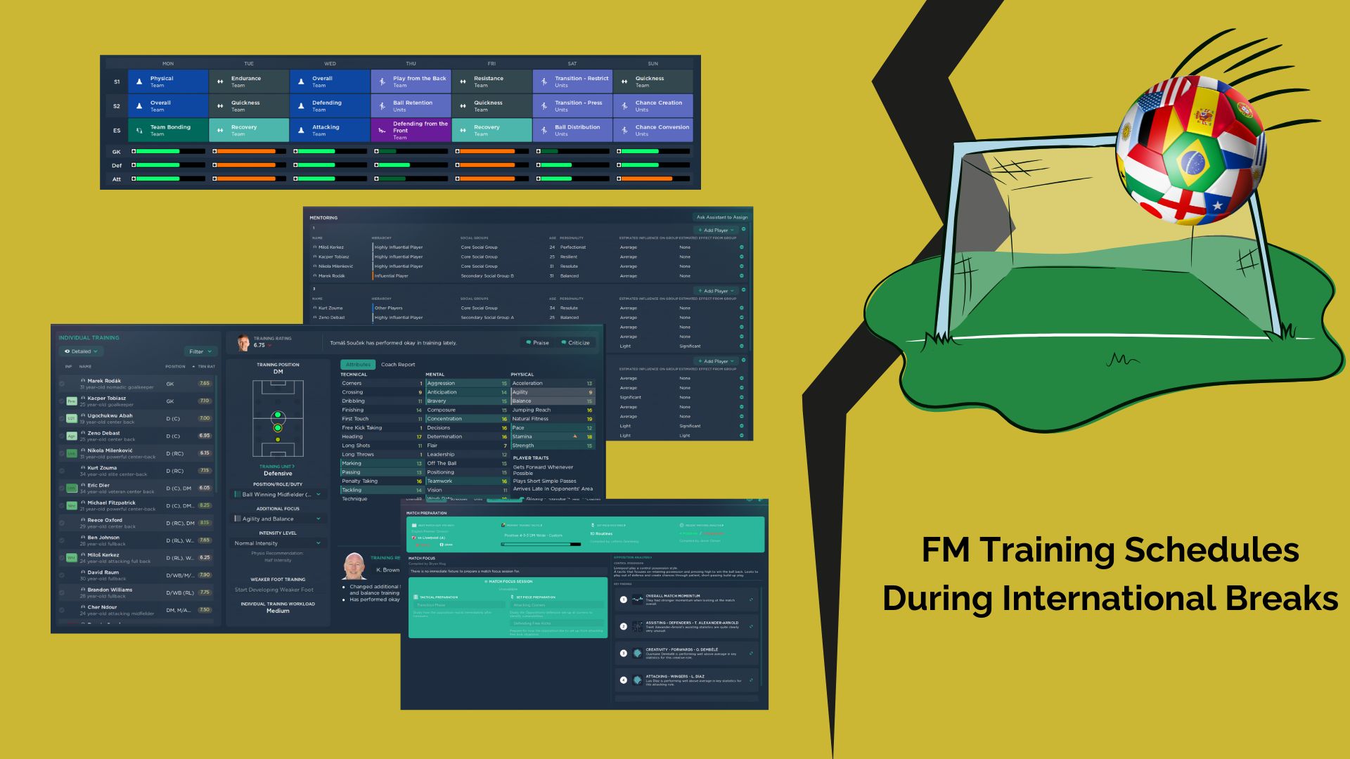 FM Training Schedules During International Breaks