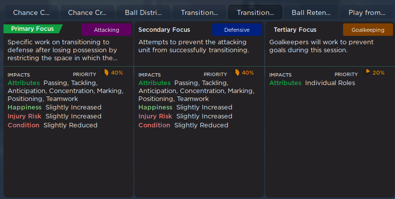 Fm Training - Transition Restrict