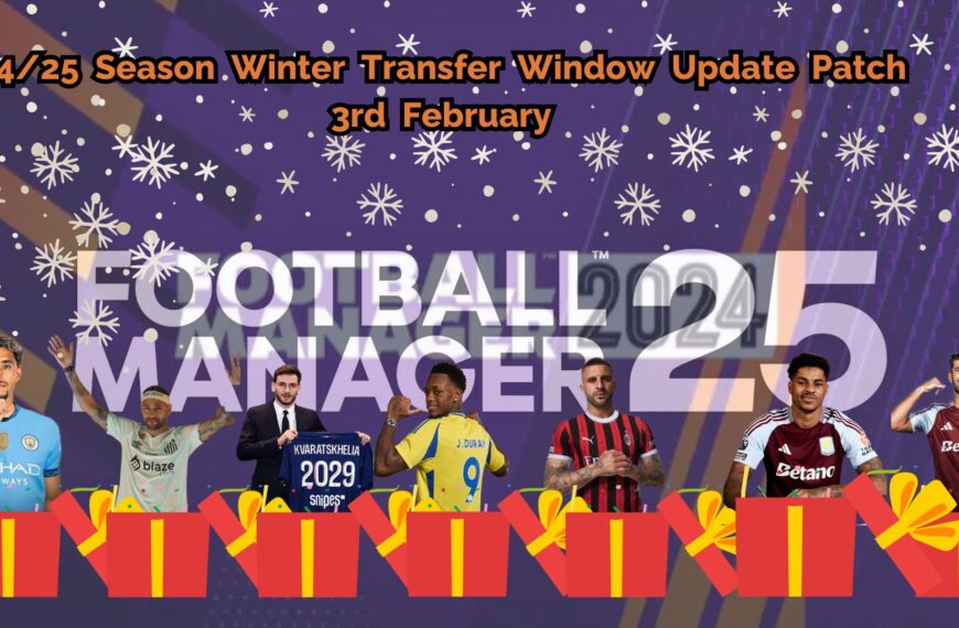 FM 24/25 Season Winter Transfer Window Update Patch Download