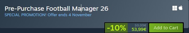 Football Manager 26 Pre-Purchase